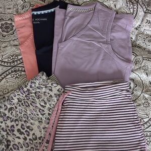 NWOT Carol Hochman 4 Pc Pajama Set W/ Bonus Shorts